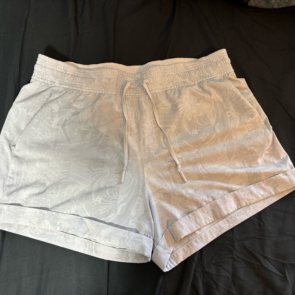 Lululemon Athletica Light Gray Athletic Shorts